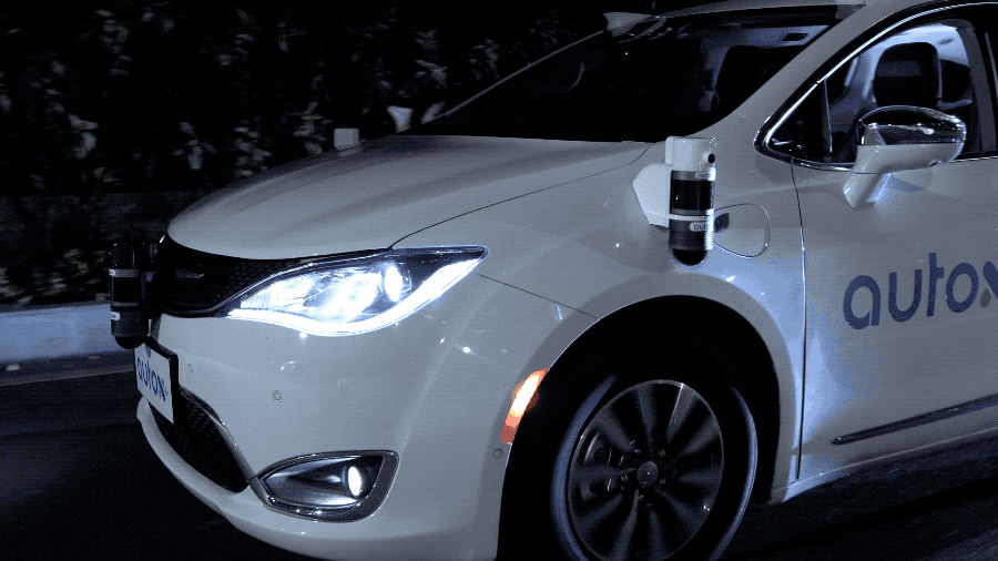 3. AutoX全无人车夜间行驶.gif